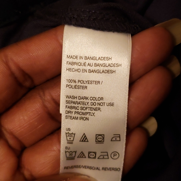 Izod Women's Navy Golf Skirt - Picture 4 of 12